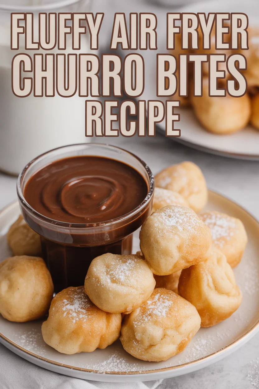 Fluffy Air Fryer Churro Bites Recipe