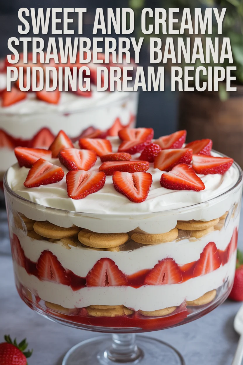 Strawberry Banana Pudding Dream