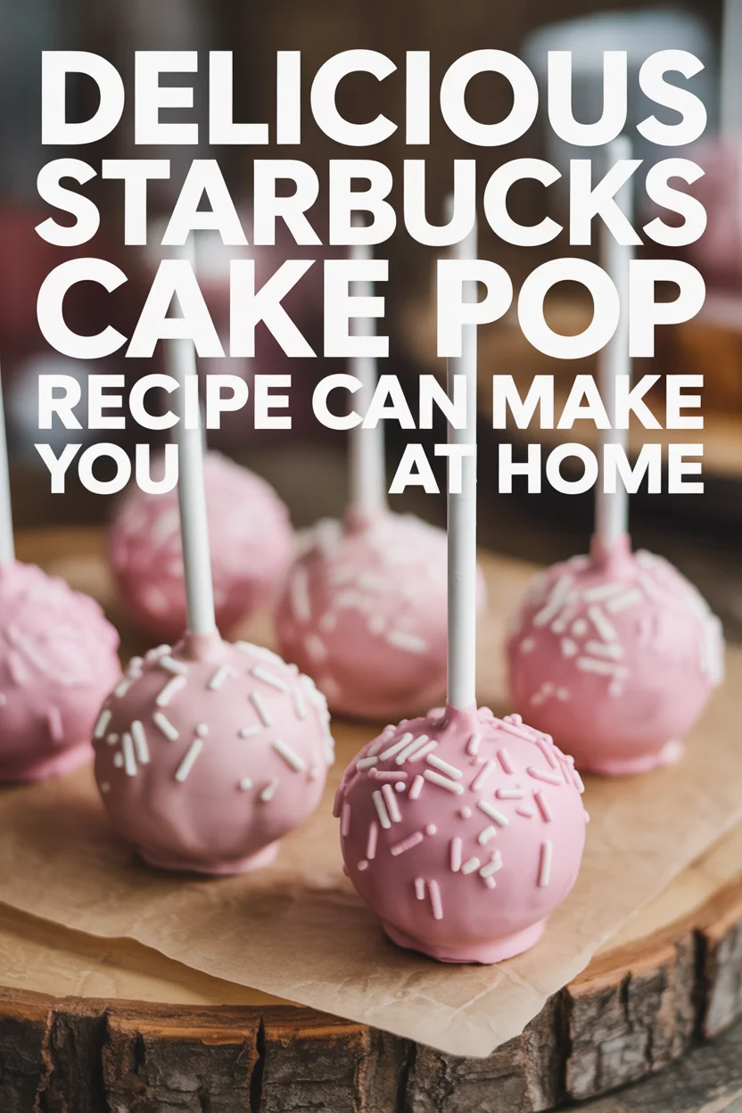Starbucks Cake Pop Recipe
