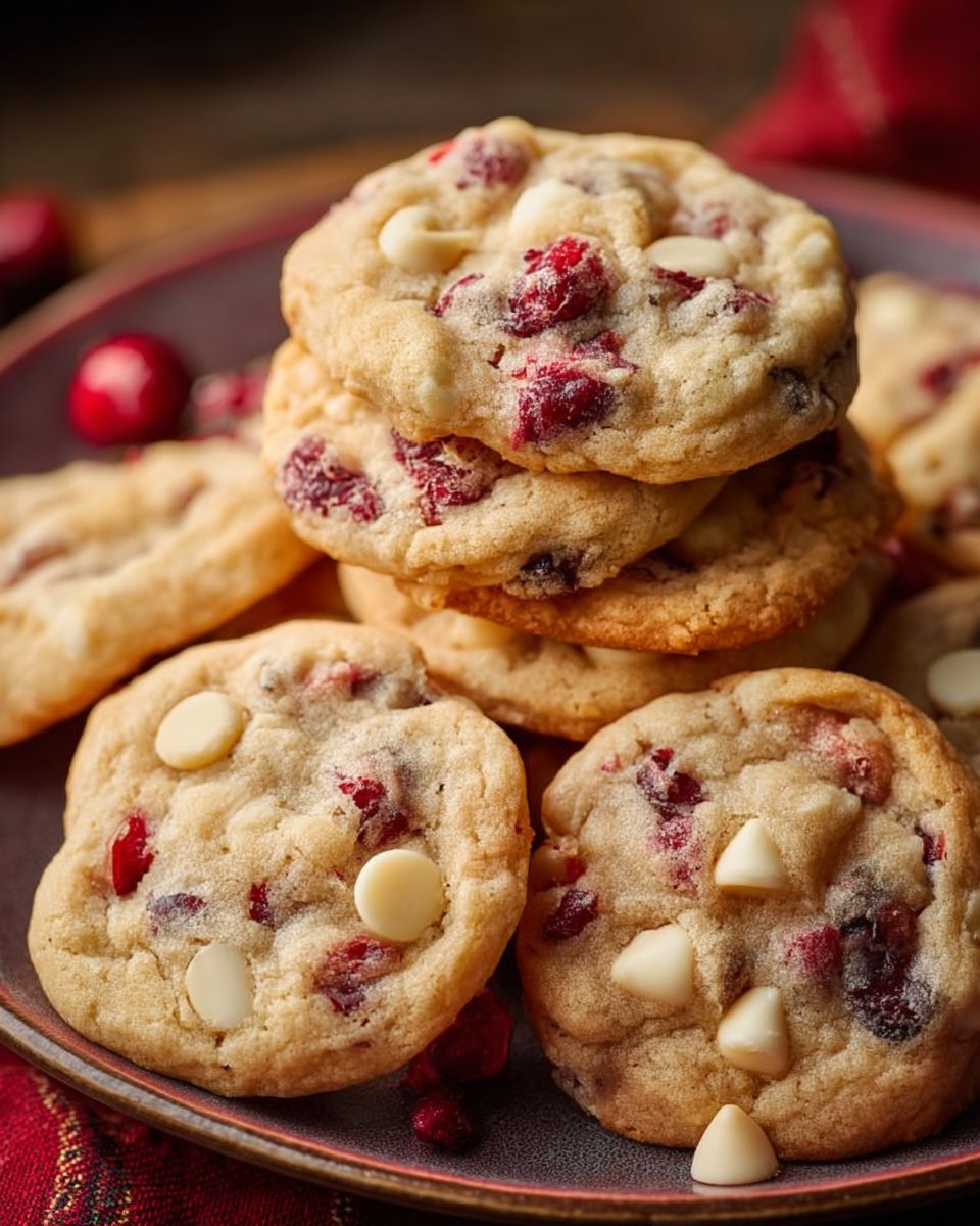 White Chocolate Cranberry Cookies