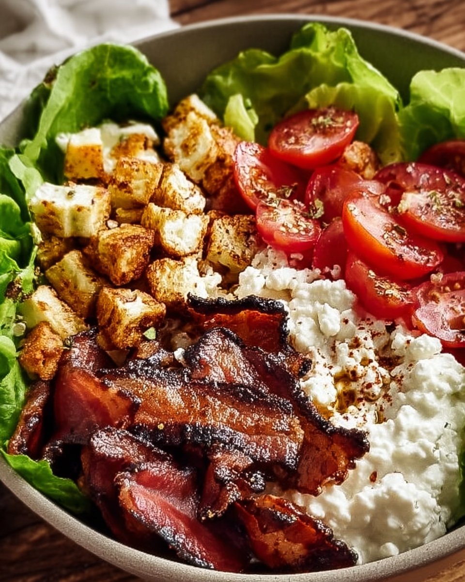 BLT Cottage Cheese Bowl