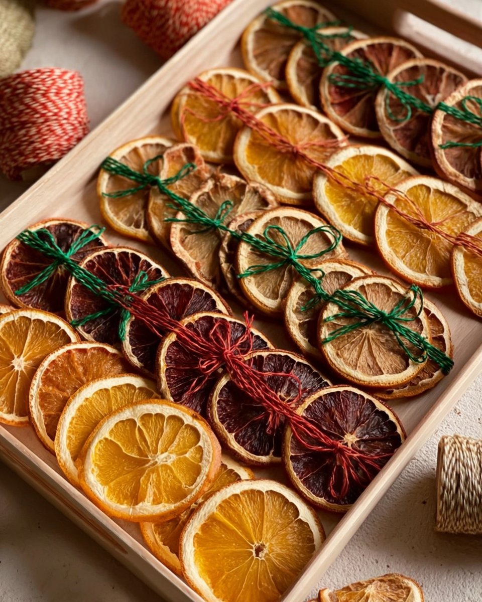 DIY Christmas Decorations - Dried Orange Ornaments