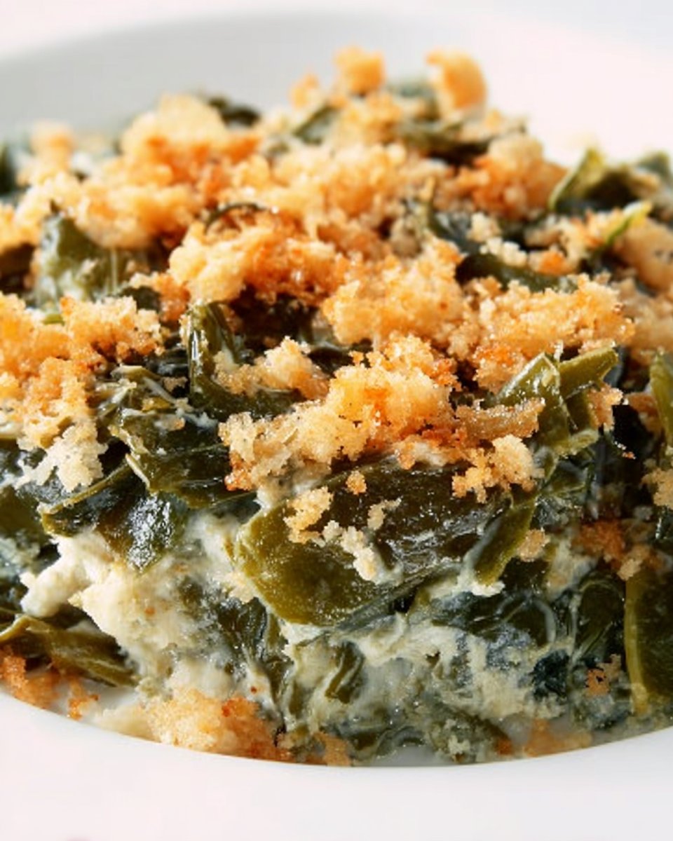 Cheesy Collard Greens Gratin