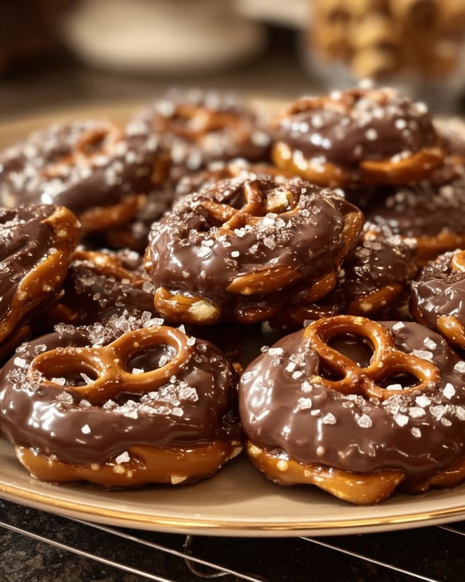 Salted Caramel Pretzel Turtles