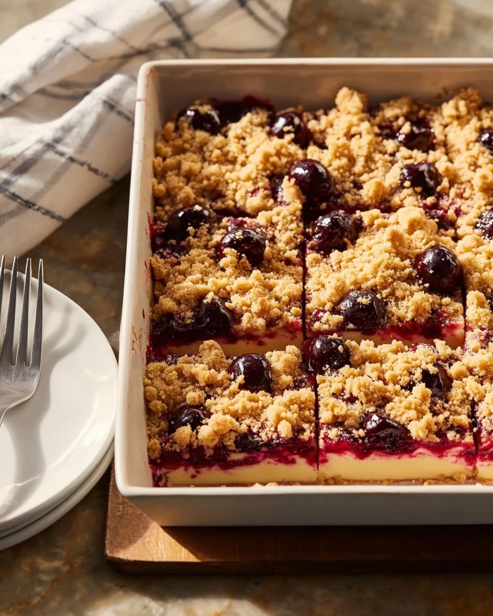 Creamy Cranberry Orange Crumb Bars