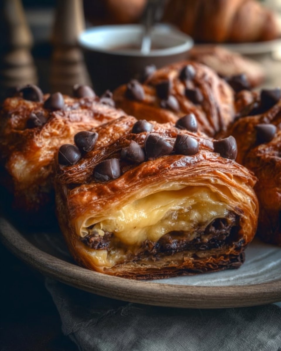 Chocolate Croissant Breakfast Bake