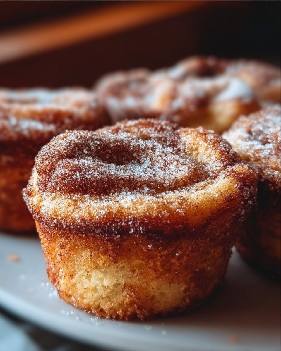 Cinnamon Sugar French Toast Muffins