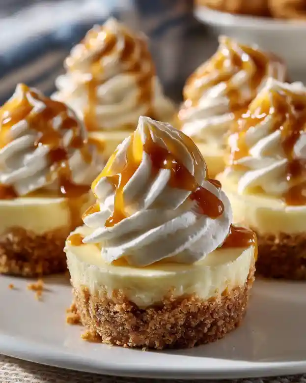 Apple Crisp Mini Cheesecakes
