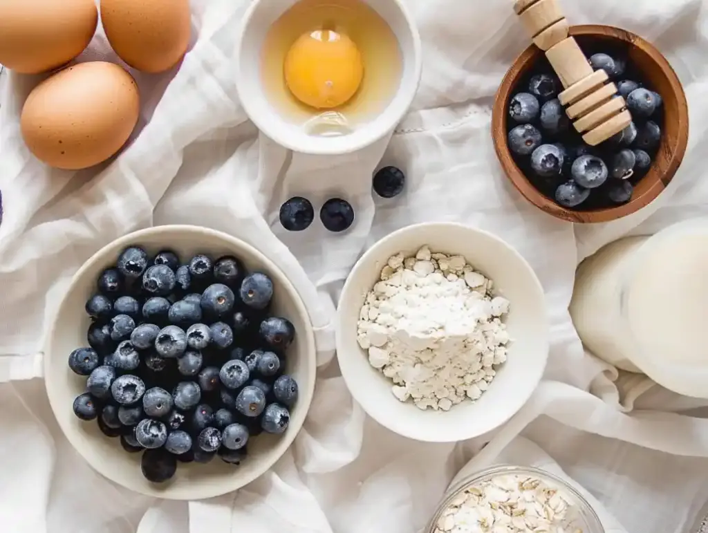Blueberry Cottage Cheese Breakfast Bake