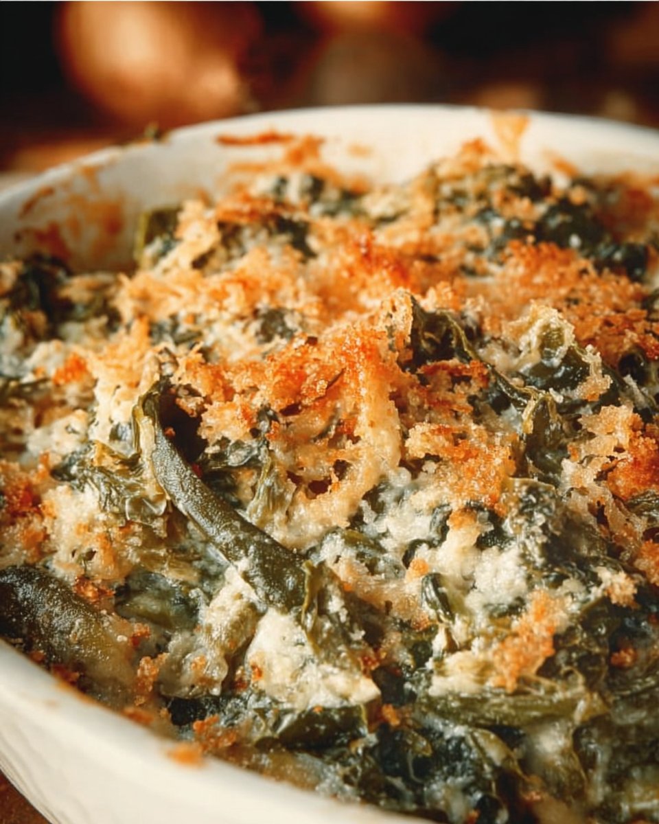 Cheesy Collard Greens Gratin