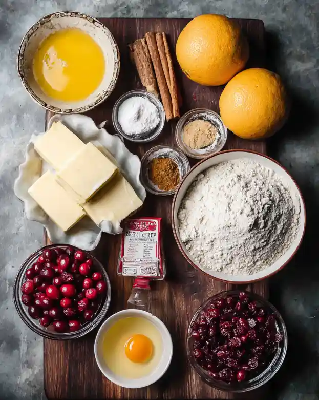 Chewy Christmas Cranberry Orange Cookies