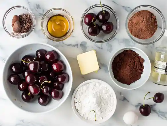 Chocolate Cherry Upside Down Cake