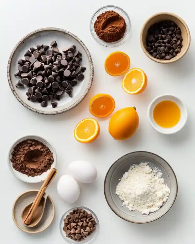 Chocolate Orange Brownie Cookies