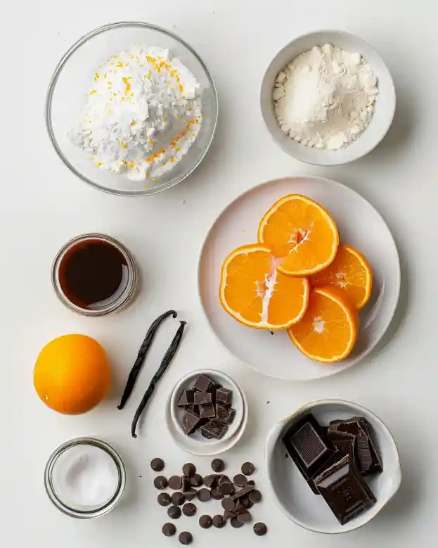 Chocolate Orange Shortbread Cookies