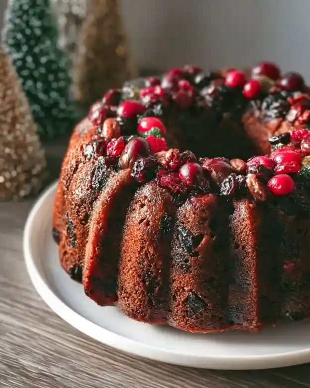 Christmas Fruit Bundt Cake