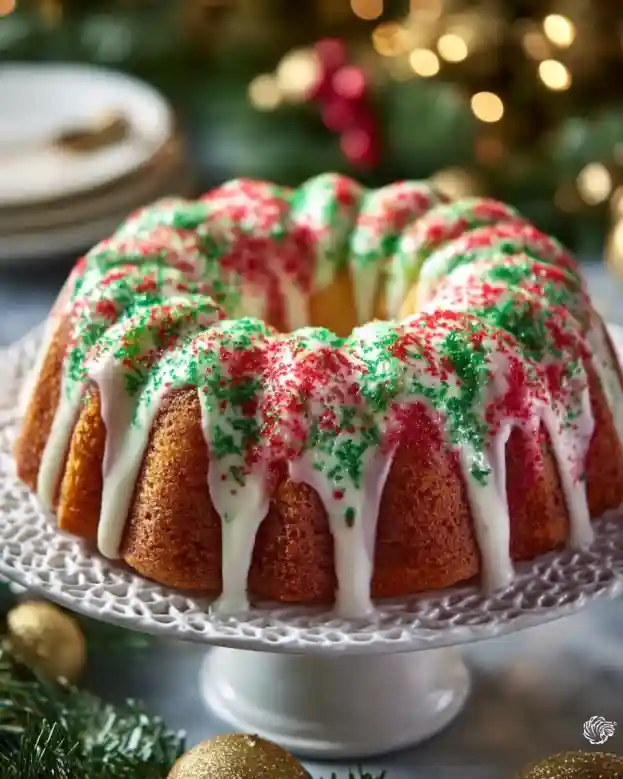 Christmas Funfetti Bundt Cake Recipe