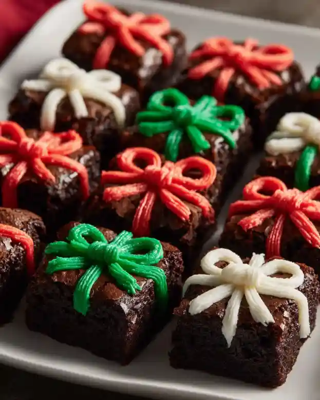Christmas Present Brownies