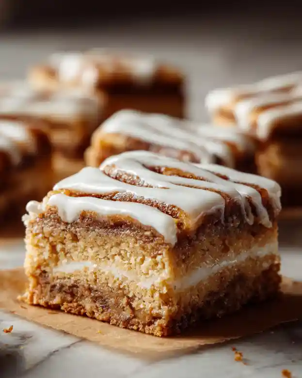 Cinnamon Roll Bliss Bars