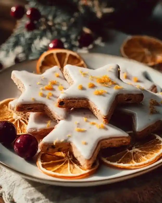 Cranberry Orange Shortbread Cookies