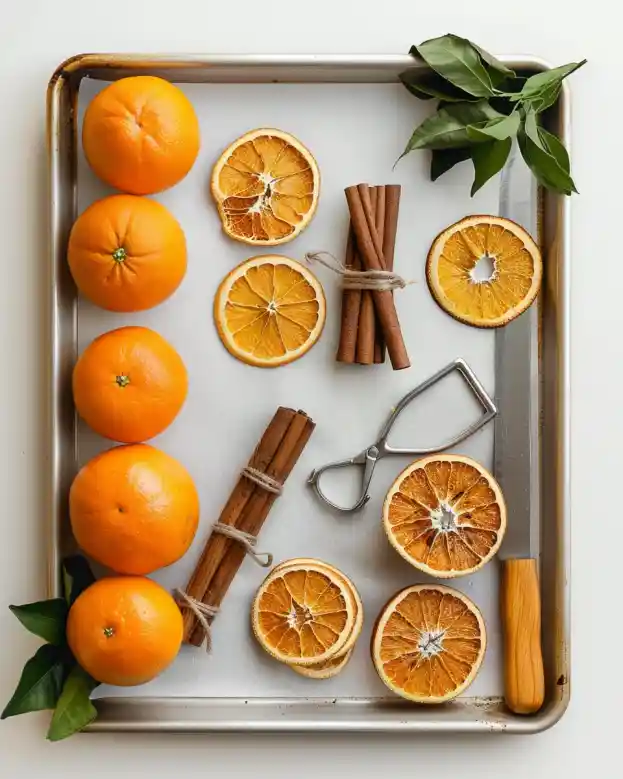 DIY Christmas Decorations - Dried Orange Ornaments