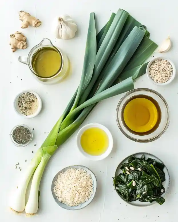 Dirty Rice with Collards and Leeks