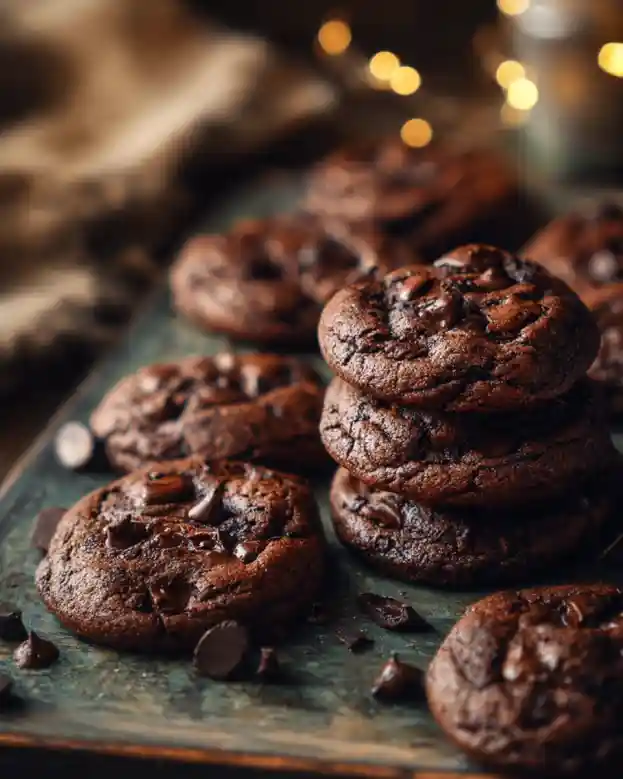 Double Chocolate Chip Cookies