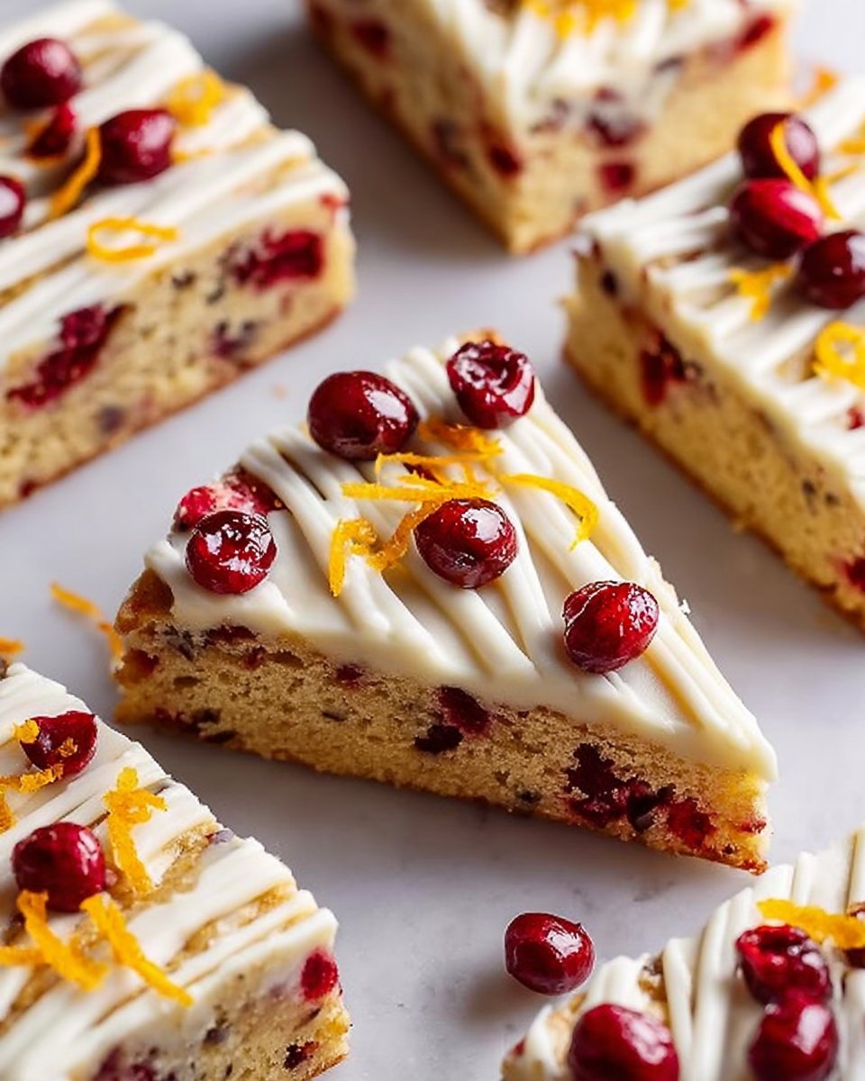 Homemade Starbucks Copycat Cranberry Bliss Bars