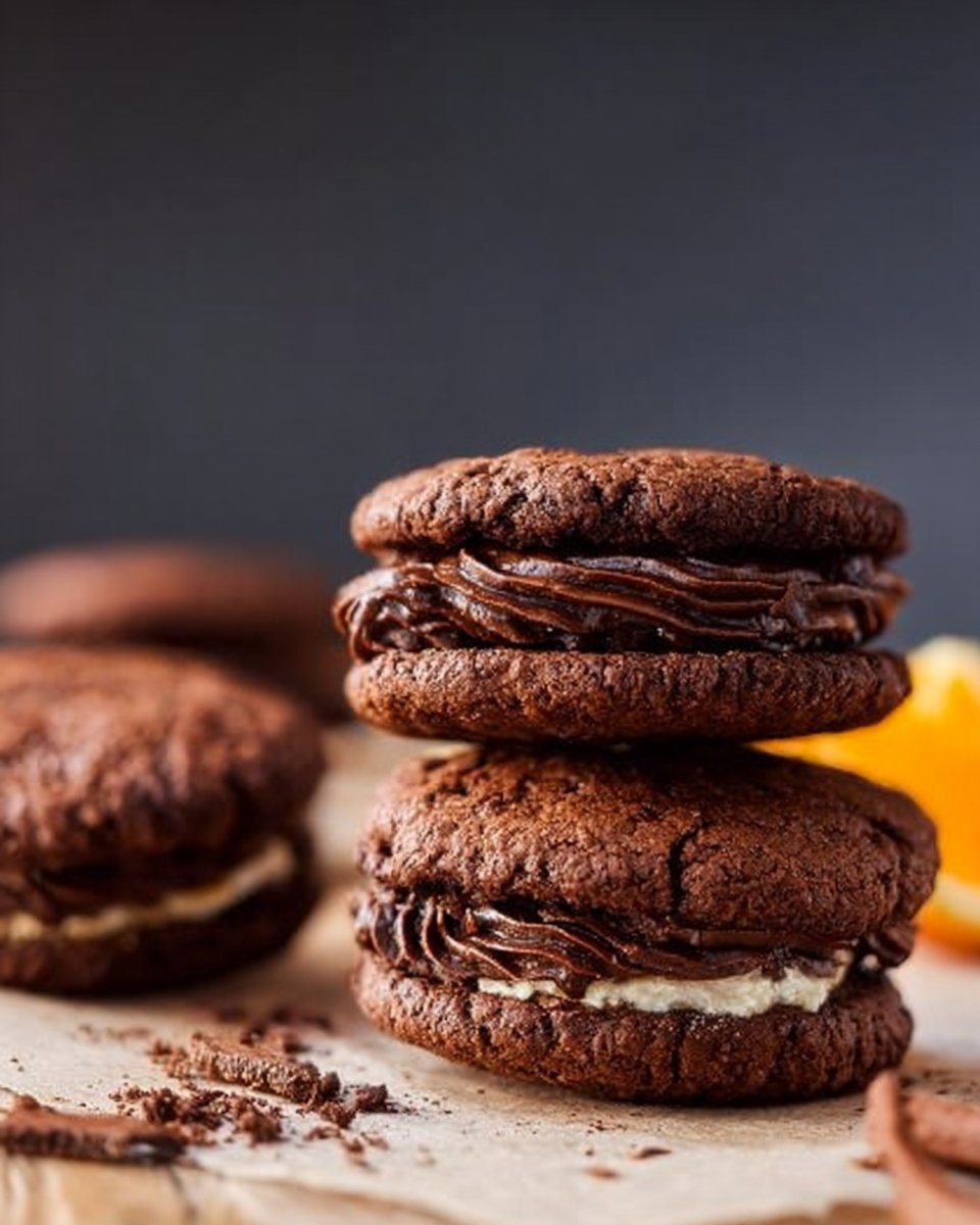 Chocolate Orange Sandwich Cookies