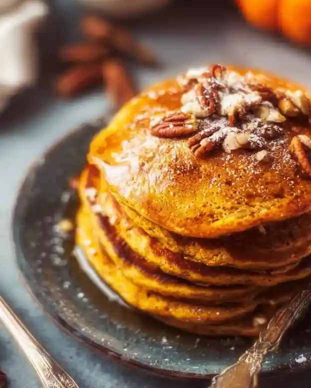 Fluffy Pumpkin Pancakes