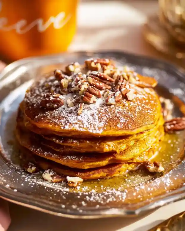 Fluffy Pumpkin Pancakes