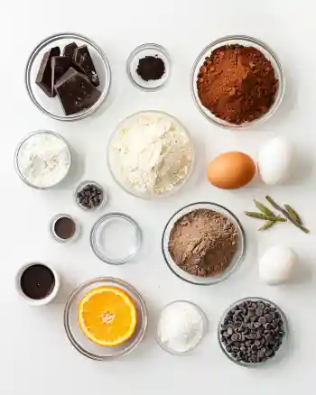 Fudgy Orange Chocolate Cookies