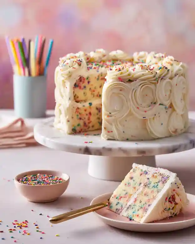 Funfetti Bundt Cake Birthday Cake