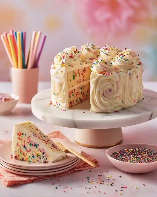 Funfetti Bundt Cake Birthday Cake