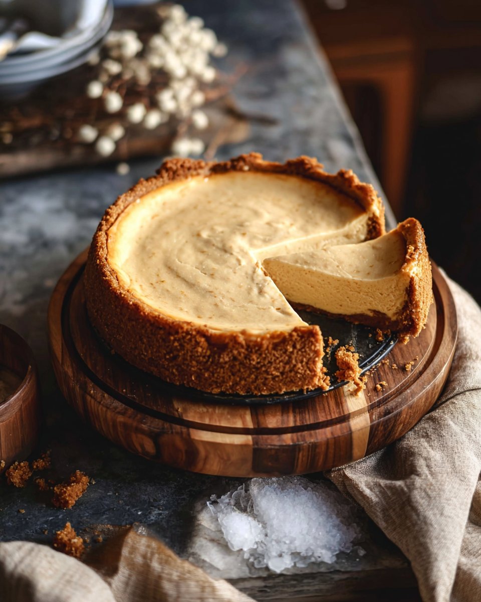 Vanilla Bean Brown Butter Cheesecake