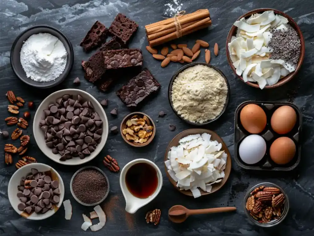German Chocolate Brownies