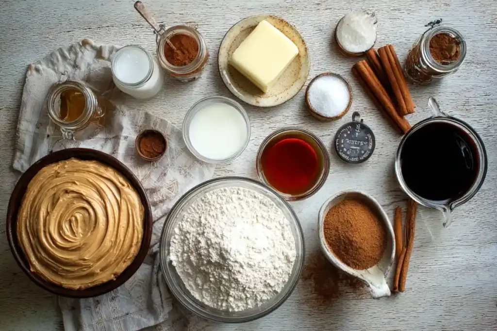 Gingerbread Cake with Cinnamon Molasses Frosting