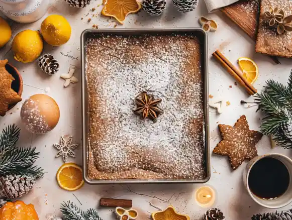Gingerbread Traybake