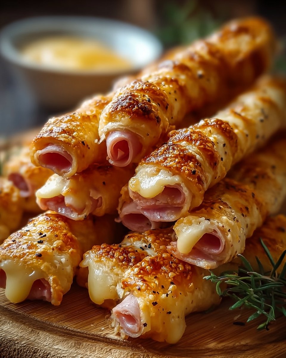 Ham and Cheese Sticks