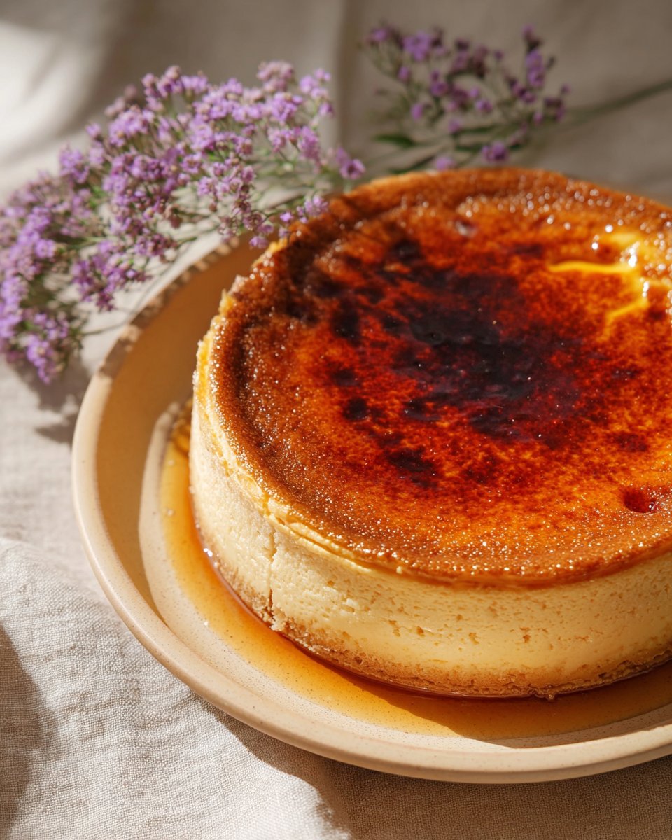 Burnt Cream Cheesecake