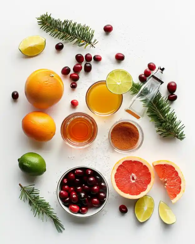 Holiday Cocktail-Spiced Cranberry Paloma