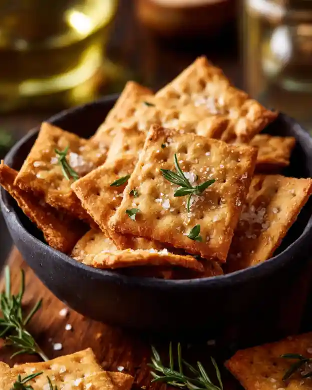 Homemade Cheddar Crackers
