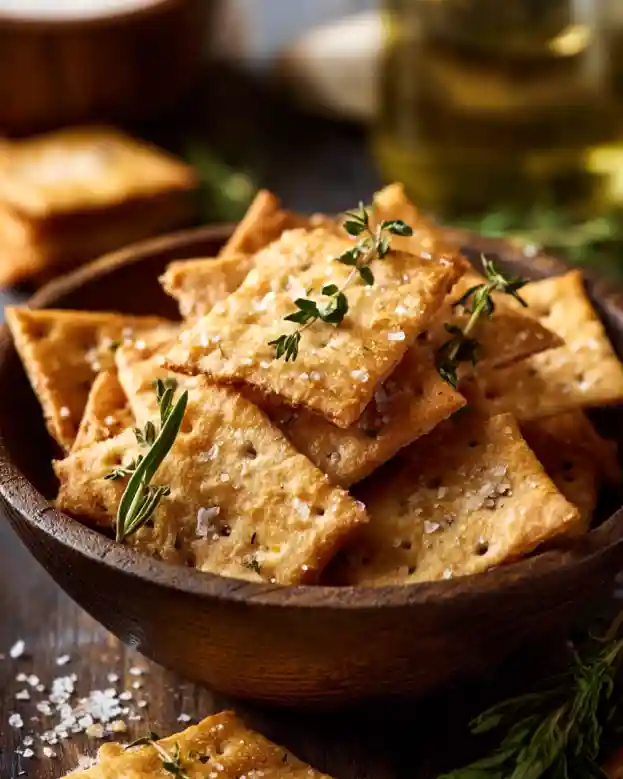 Homemade Cheddar Crackers