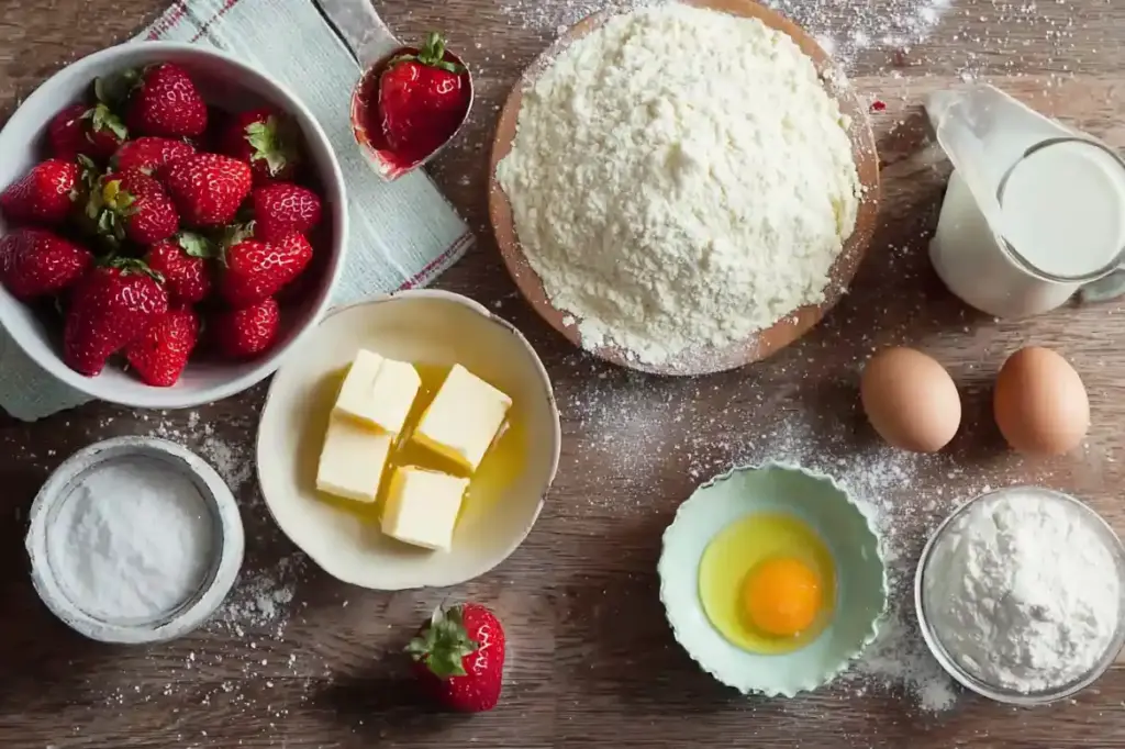 Homemade Strawberry Italian Cream Pound Cake
