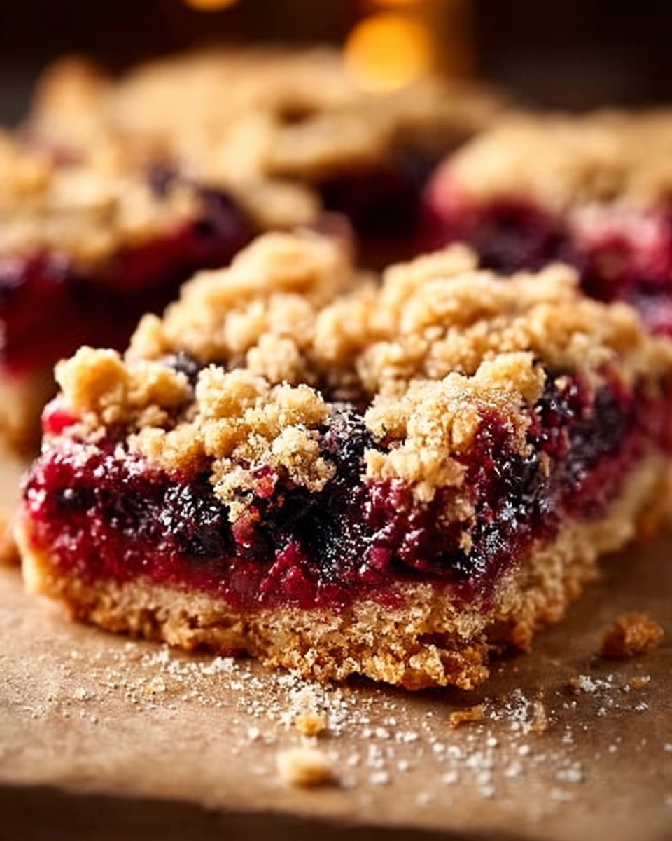 Mixed Berry Crumble Bars