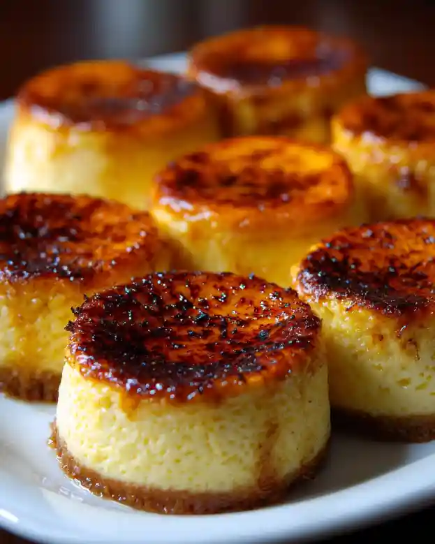 Mini Crème Brûlée Cheesecakes