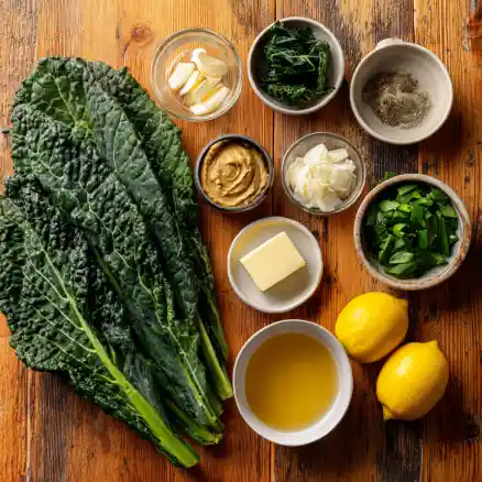 Miso Butter Collard Greens