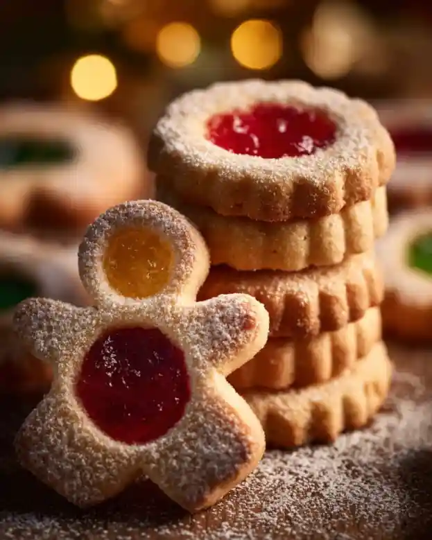 No-Chill Linzer Cookies