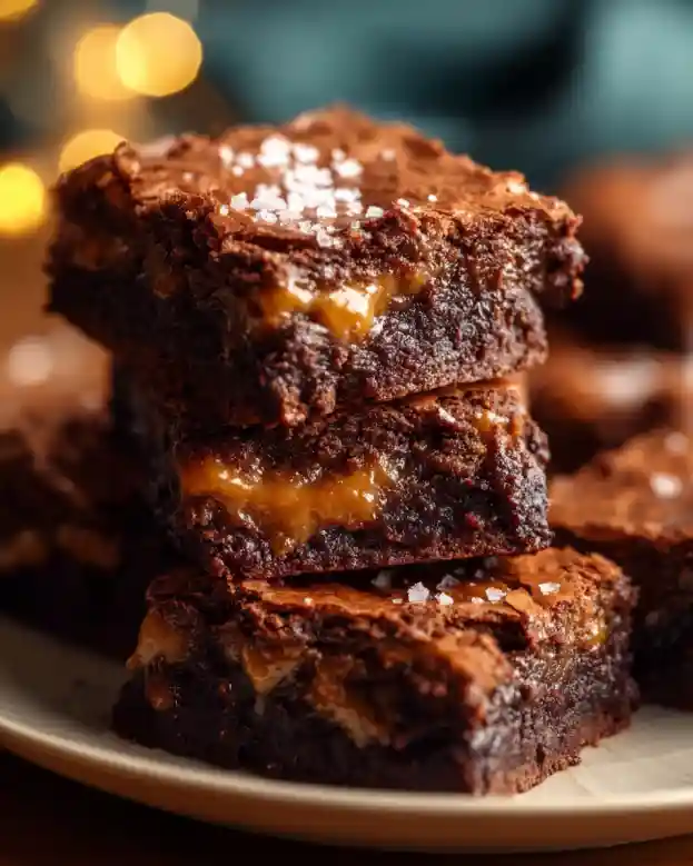 Outrageous Snickers Brownies