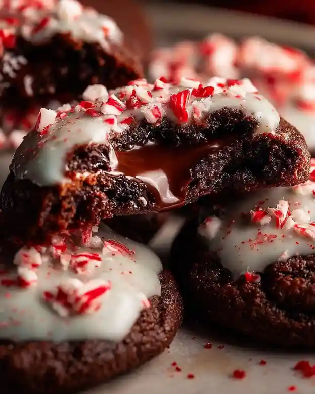 Peppermint Bark Cookies