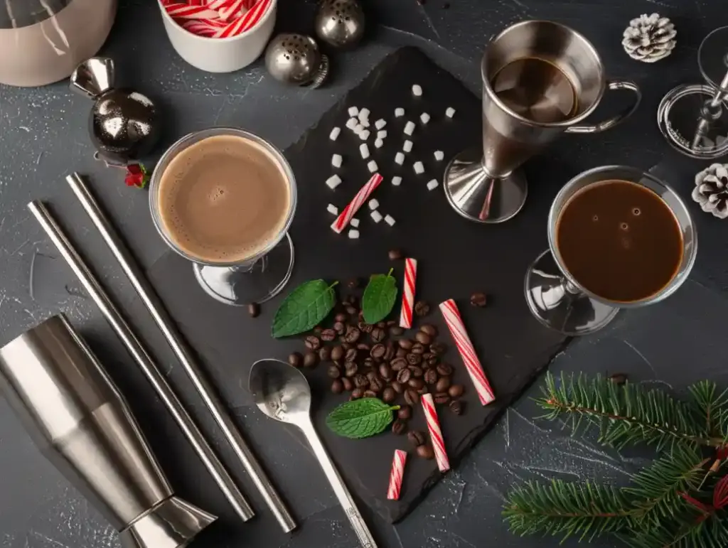 Peppermint Espresso Martinis